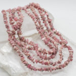 Rhodochrosite Chip Bead Necklace