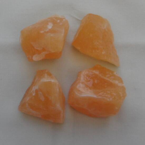 Orange Calcite Chunks-0