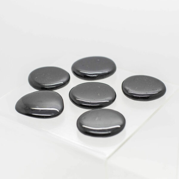 Black Tourmaline Hand Stones - Image 2
