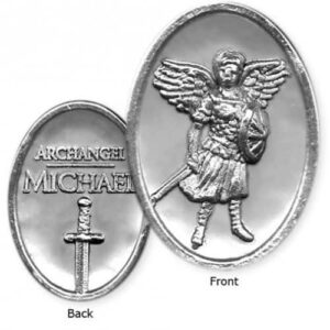 Archangel Michael Token - Oval Shape