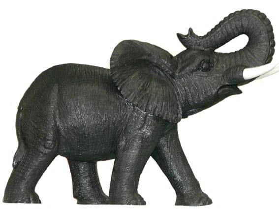 Mongolian Black Stone Elephant