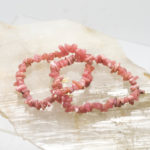 Rhodochrosite Chip Bracelet