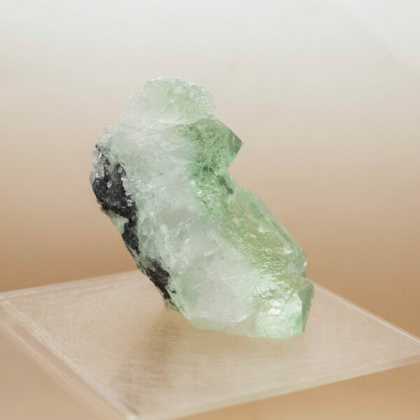Green Fluorite Cluster China side view