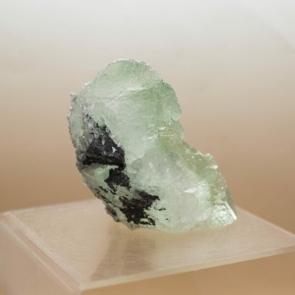 Green Fluorite Cluster China side view