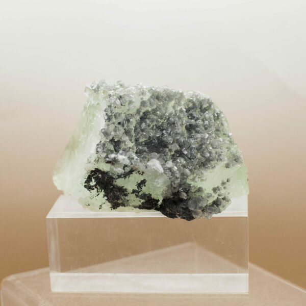 Green Fluorite Cluster China back view