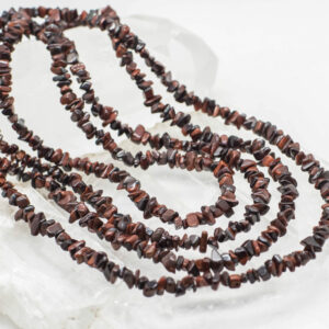 Reds Tiger Eye Chip Bead Necklace