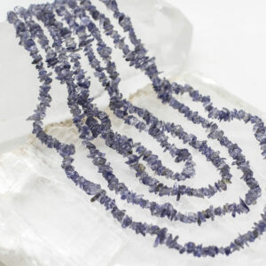 Iolite Chip Bead Necklace 1