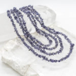 Iolite Chip Bead Necklace