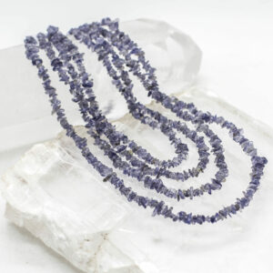 Iolite Chip Bead Necklace