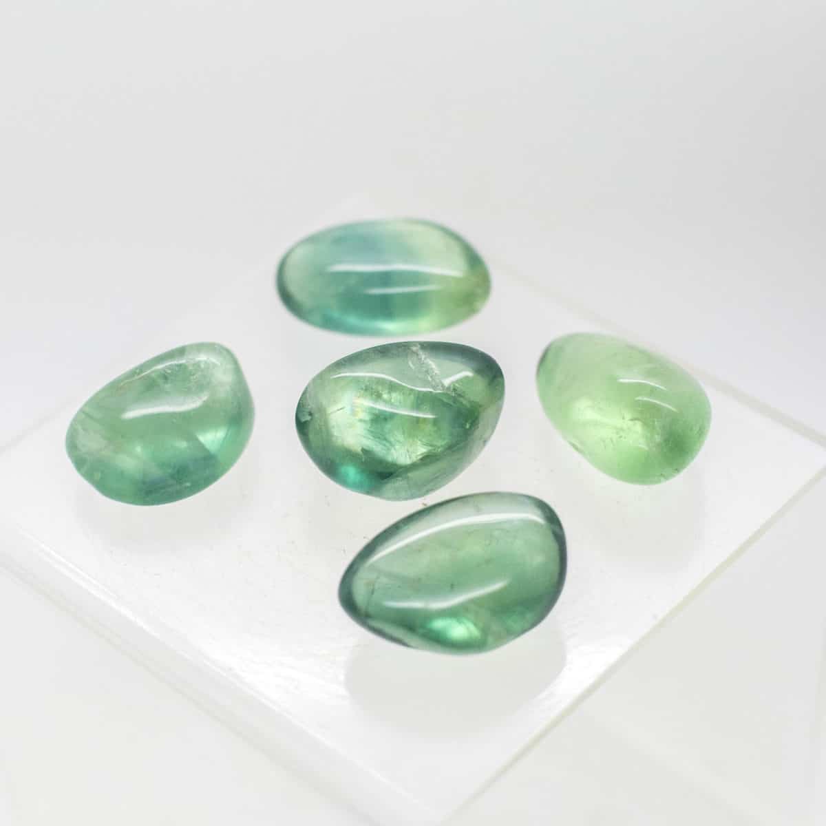Buy Fluorite Green Tumbled Stones 4082 - Colliers Crystals