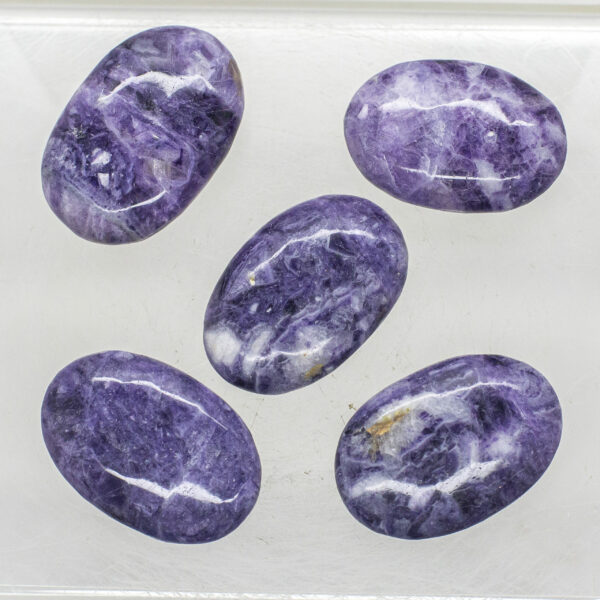 Purple Fluorite Hand Stone (1)