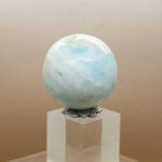 Caribbean Blue Calcite Sphere (1)