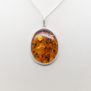 baltic amber oval pendant (1)