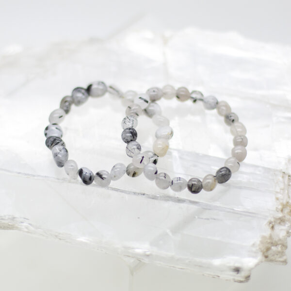 tourmalined quartz bracelet