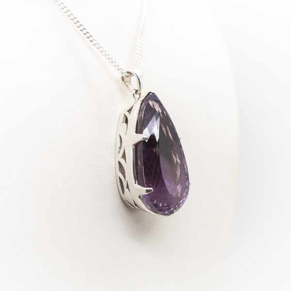 Amethyst Pendant Faceted