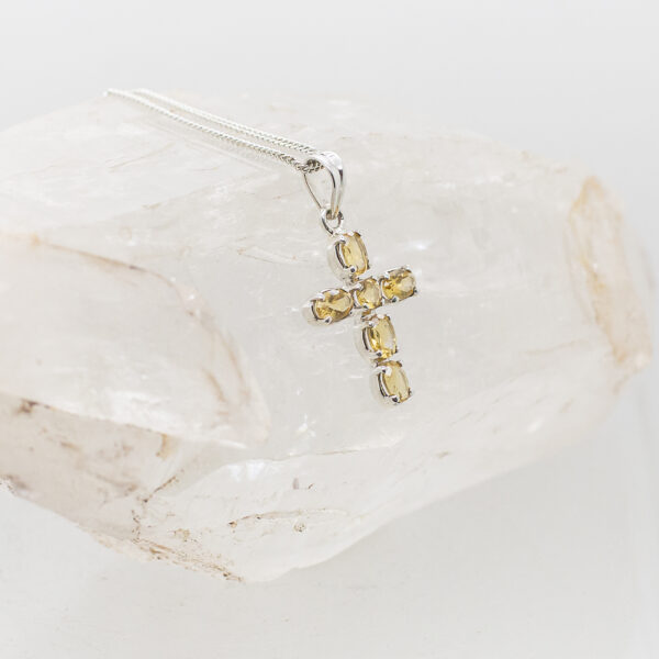 citrine cross pendant (2)