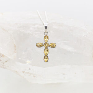 citrine cross pendant (3)