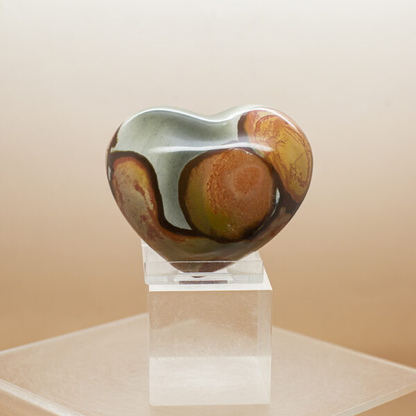 polychrome jasper heart
