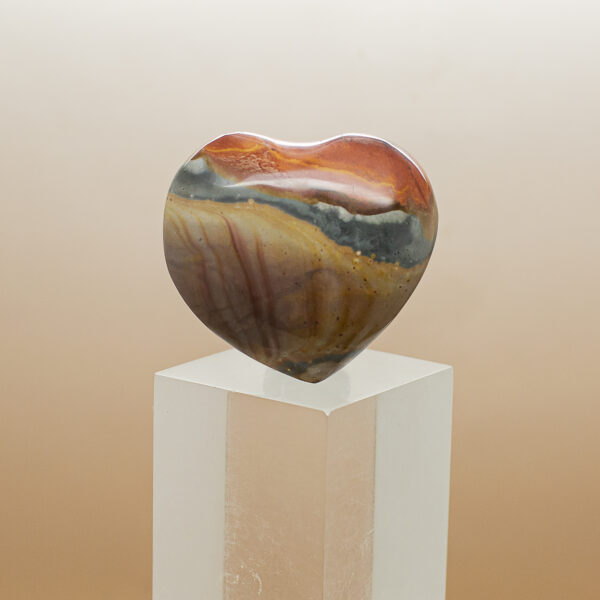 polychrome jasper heart