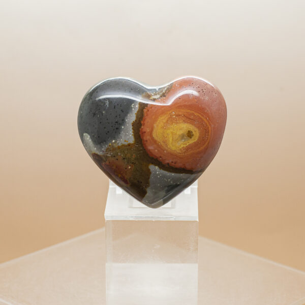 polychrome jasper heart