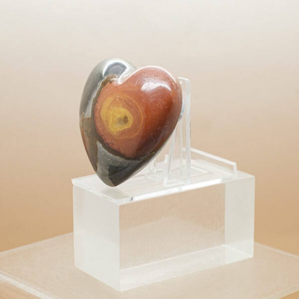 polychrome jasper heart