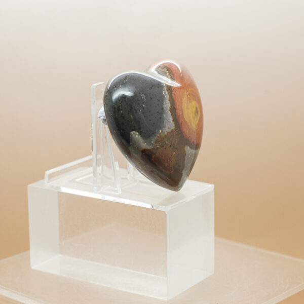 polychrome jasper heart