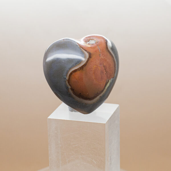 polychrome jasper heart
