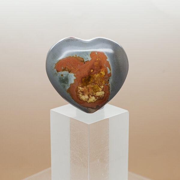 polychrome jasper heart