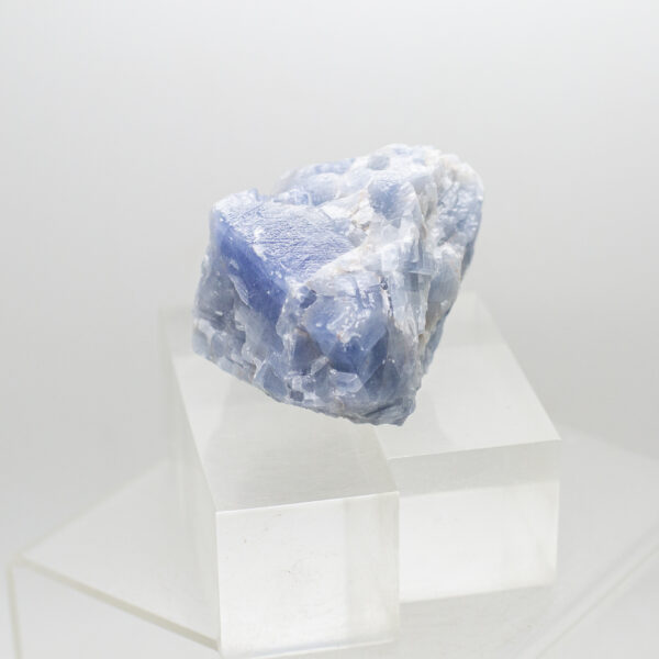 blue calcite natural chunk)