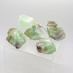 green calcite natural crystal