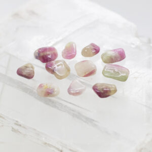 tourmaline pink tumbled bracelet