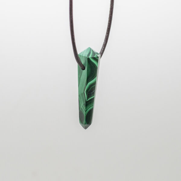 malmalachite double terminated pendant