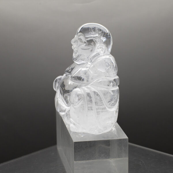 clear quartz buddha