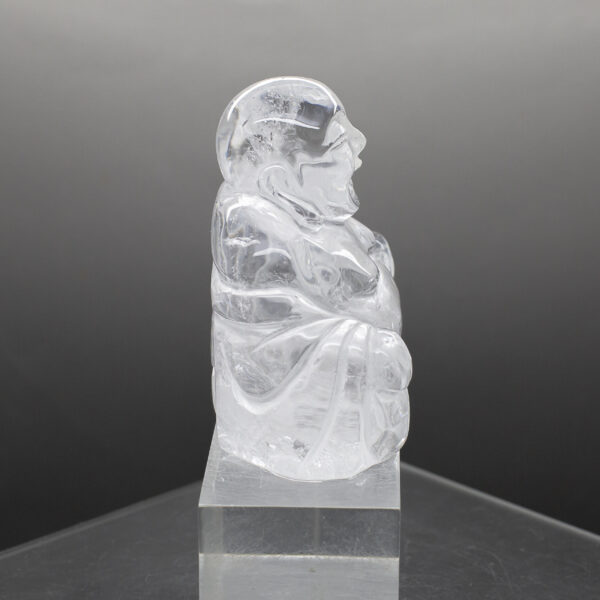 clear quartz buddha