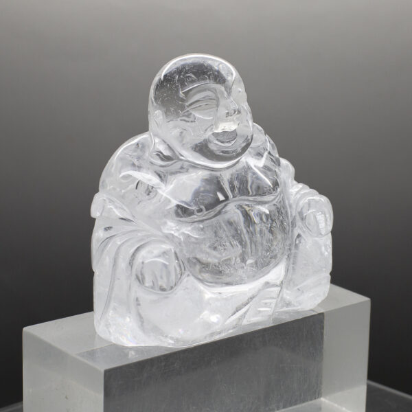 clear quartz buddha