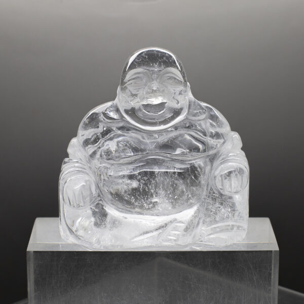 clear quartz buddha