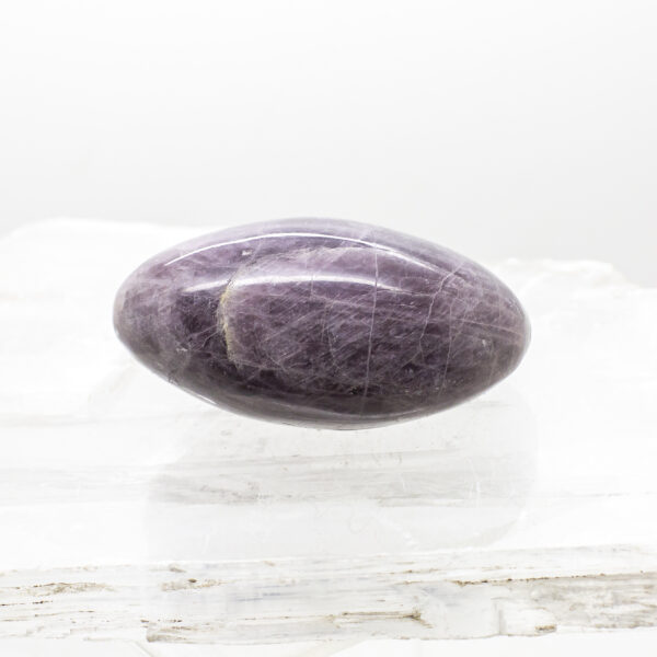 purple anhydrite hand stone