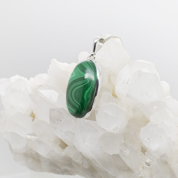 malachite pendant