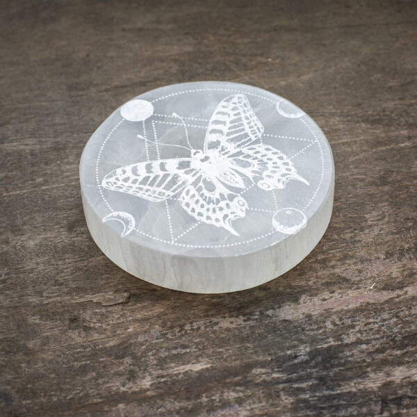 selenite charging plate butterfly