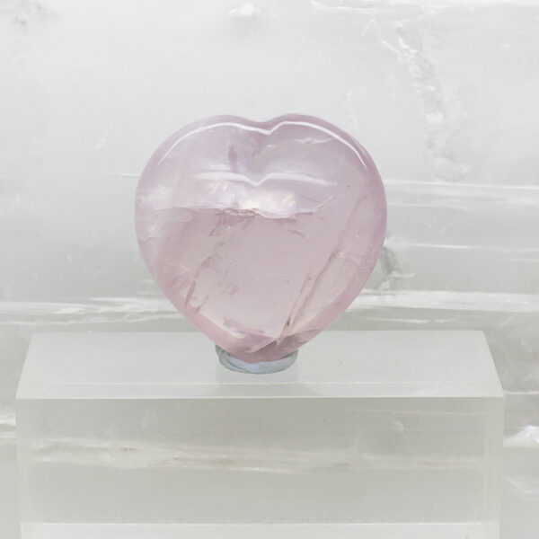 rose quartz heart