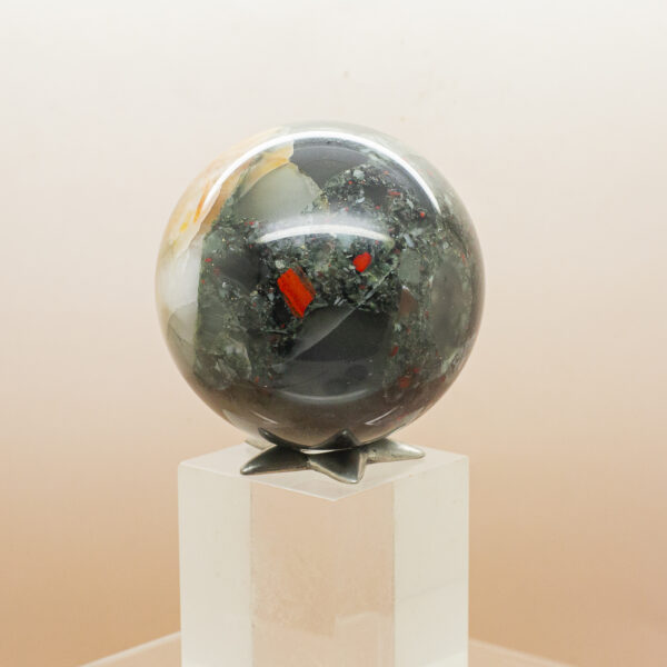 sephtonite or vulcan jasper sphere
