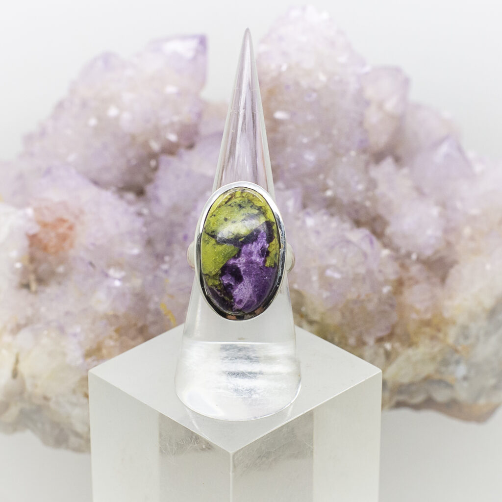 Coeur Stichtite avec Serpentine