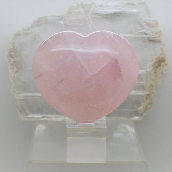 rose quartz heart