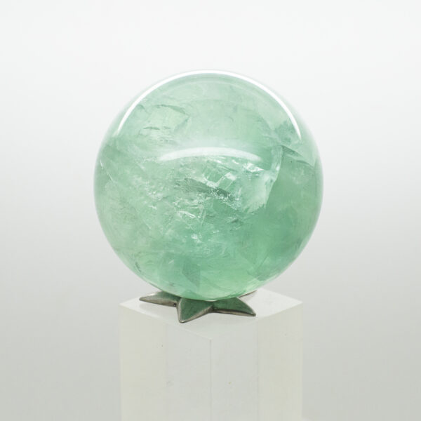 green fluorite sphere