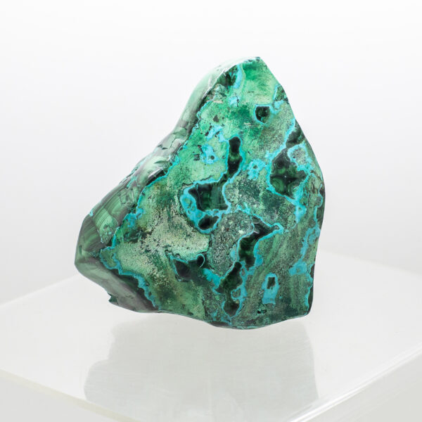 chrysocolla malachite free form