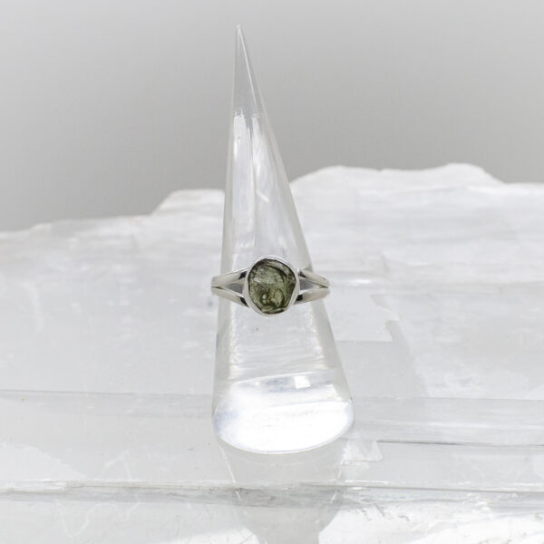 moldavite ring