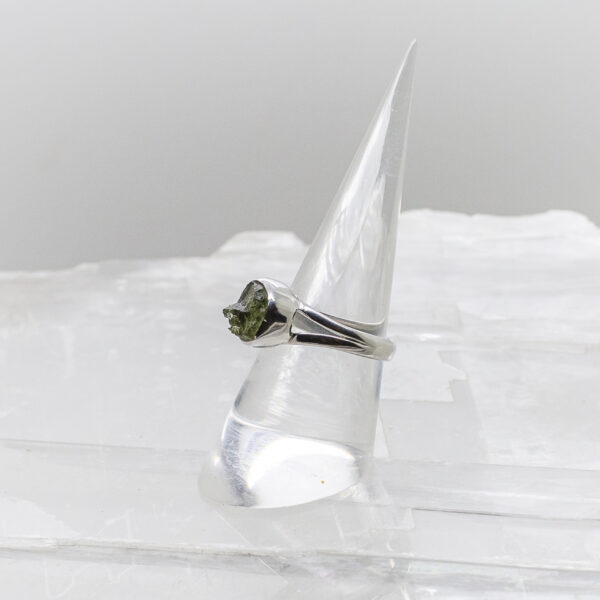 moldavite ring