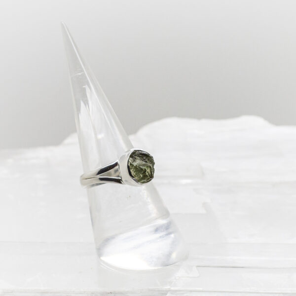 moldavite ring