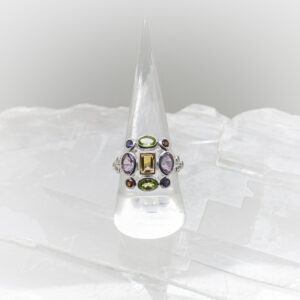 multi stone ring