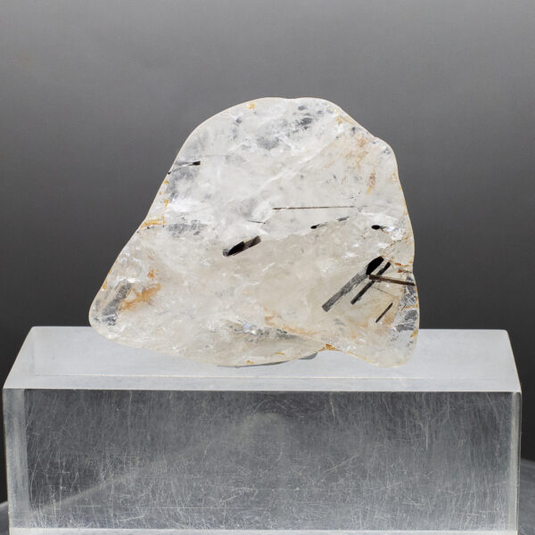 tourmalined quartz polished chunk